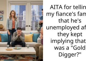 Redditor Tells Her Fiancé’s Rich Family That He’s Unemployed After Repeatedly Implying She’s A “Gold Digger”