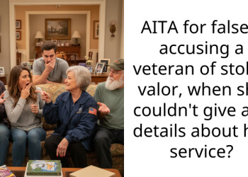 AITA for falsely accusing a veteran of stolen valor, when she couldn’t give any details about her service?