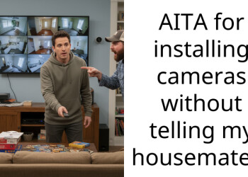 AITA for installing cameras without telling my housemates?