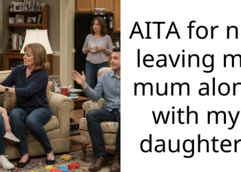 AITA for not leaving my mum alone with my daughter?