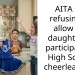 AITA for refusing to allow my daughter to participate in High School cheerleading?