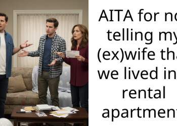 AITA for not telling my (ex)wife that we lived in a rental apartment.