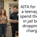 AITA for letting a teenage boy spend the night in jail before dropping the charges?