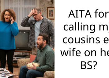 AITA for calling my cousins ex wife on her BS?