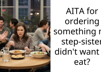 Dad Kicked Me Out After I Refused To Force My Sister To Only Eat Her Step-Sister’s Sushi