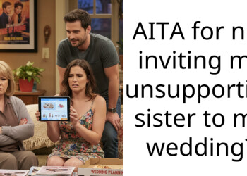 AITA for not inviting my unsupportive sister to my wedding?