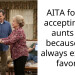 AITA for not accepting my aunts gift because she always expects favors?