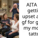 AITA for getting upset at my gf for giving my mom a tattoo