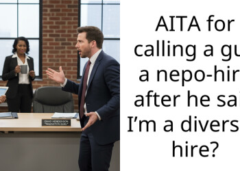 AITA for calling a guy a nepo-hire after he said I’m a diversity hire?