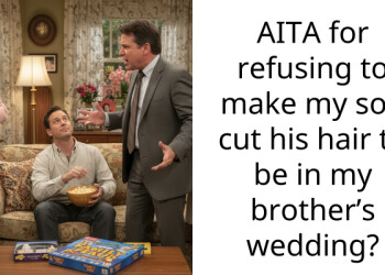 AITA for refusing to make my son cut his hair to be in my brother’s wedding?