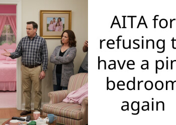 AITA for refusing to have a pink bedroom again