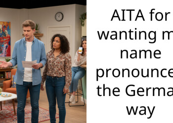 AITA for wanting my name pronounced the German way