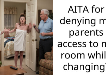 AITA for denying my parents access to my room while changing?