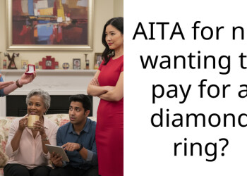 AITA for not wanting to pay for a diamond ring?