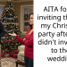 Couple Refuses to Invite Redditor to Their Wedding, Gets Angry When They Receive No Invite to Redditor’s Christmas Party