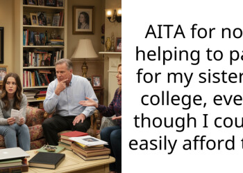 AITA for not helping to pay for my sister’s college, even though I could easily afford to?