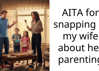 AITA for snapping at my wife about her parenting