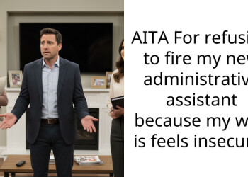 AITA For refusing to fire my new administrative a*sistant because my wife is feels insecure?
