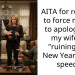 AITA for refusing to force my son to apologize to my wife for “ruining” her New Years toast sp*ech?