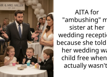 Man Discovers His Sister’s Child-Free Wedding Rule Was a Lie, Ambushes Her at Her Own Wedding