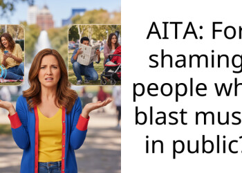 AITA: For shaming people who blast music in public?