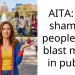 AITA: For shaming people who blast music in public?
