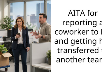 AITA for reporting a coworker to HR and getting her transferred to another team?