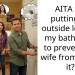 AITA for putting an outside lock on my bathroom to prevent my wife from using it?