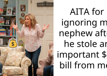 AITA for ignoring my nephew after he stole an important $50 bill from me?