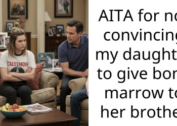 AITA for not convincing my daughter to give bone marrow to her brother