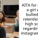 AITA for dming a girl who bullied me relentlessly in high school regarding her instagram post?