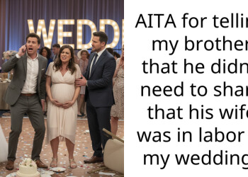 AITA for telling my brother that he didn’t need to share that his wife was in labor in my wedding?