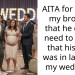 AITA for telling my brother that he didn’t need to share that his wife was in labor in my wedding?