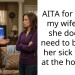 AITA for telling my wife that she doesn’t need to be with her sick friend at the hospital?