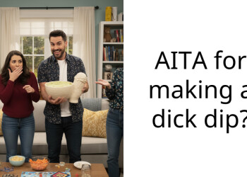 AITA for making a d**k dip?