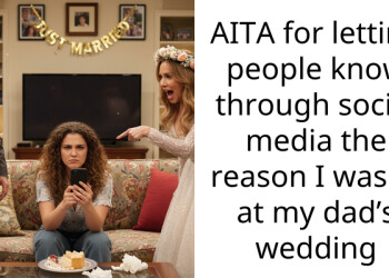 AITA for letting people know through social media the reason I wasn’t at my dad’s wedding