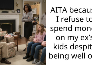 AITA because I refuse to spend money on my ex’s kids despite being well off?
