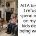 AITA because I refuse to spend money on my ex’s kids despite being well off?