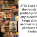 AITA I told my sister the family store is probably not getting any business bc she keeps shoving my nephew in photos of products that are irrelevant