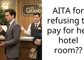 AITA for refusing to pay for her hotel room??