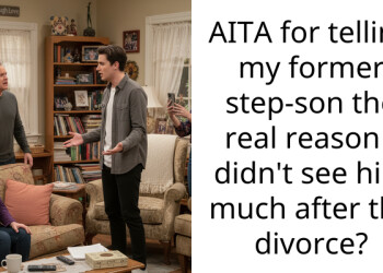 AITA for telling my former step-son the real reason I didn’t see him much after the divorce?