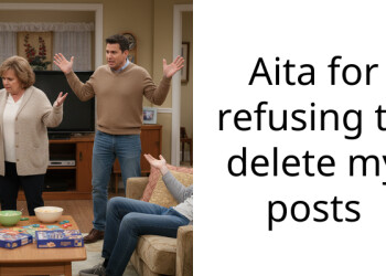 Aita for refusing to delete my posts
