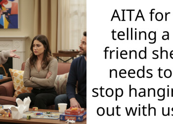 AITA for telling a friend she needs to stop hanging out with us?