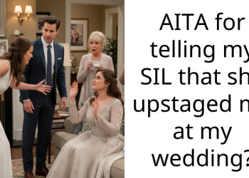 AITA for telling my SIL that she upstaged me at my wedding?