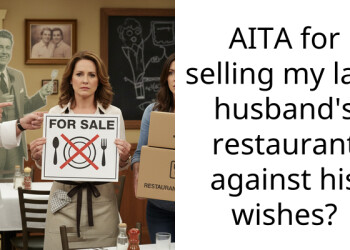 AITA for selling my late husband’s restaurant against his wishes?