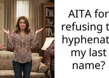 AITA for refusing to hyphenate my last name?