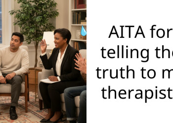 AITA for telling the truth to my ther***st?
