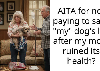 AITA for not paying to save “my” dog’s life after my mom ruined its health?