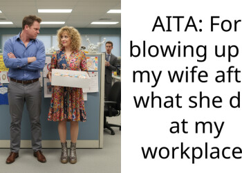 AITA: For blowing up at my wife after what she did at my workplace?