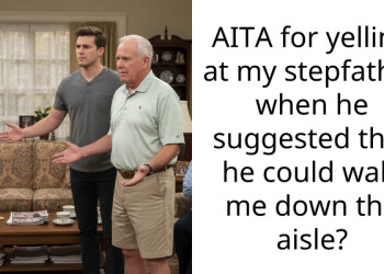 AITA for yelling at my stepfather when he suggested that he could walk me down the aisle?
